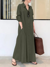 Women's Extra Long Shirt Dress